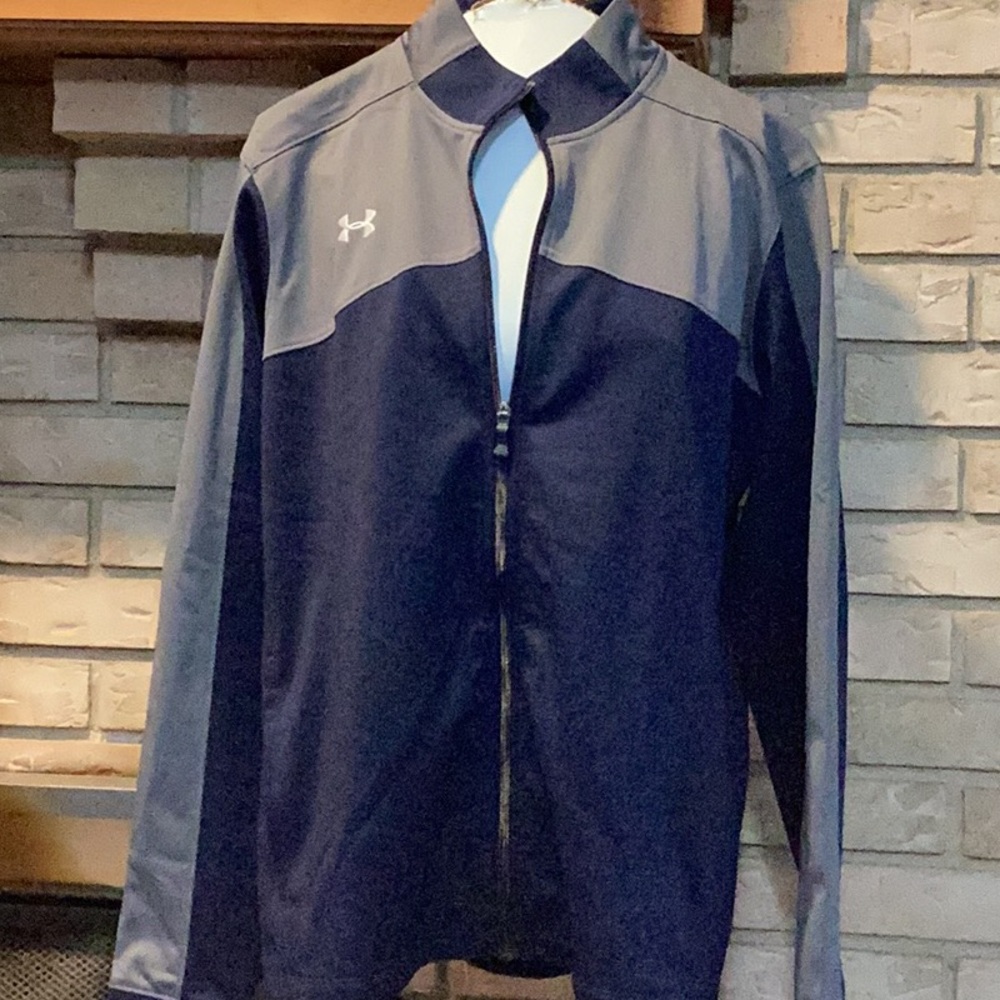 Under Armour Men's Navy and Light Gray Performance Jacket